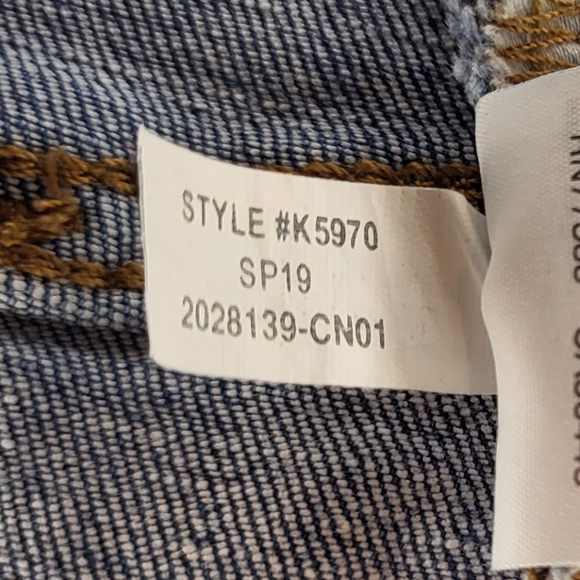 Madewell High-Rise Rough Hem Denim Shorts w Button Fly size 26 - Picture 12 of 12